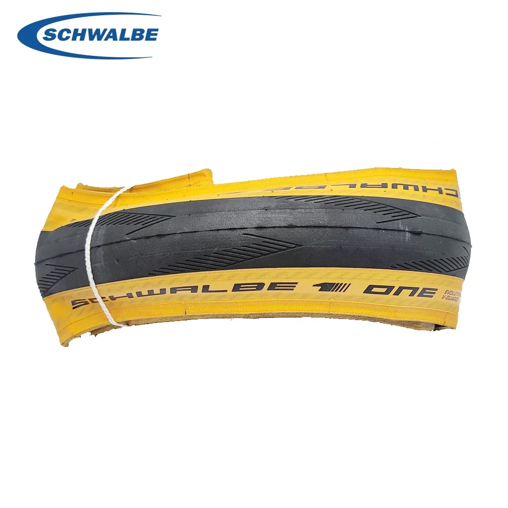 Schwalbe Marathon Racer ONE KOJAK 35-349 16 inch 16x1 1 / 3 Ultra Light Yellow Side Tire 32-349 For Brompton Folding Tyres