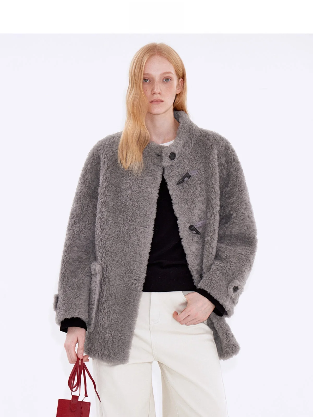 

Женское зимнее длинное пальто Fano, высокое качество 00, шерстяное свободное меховое и кожаное повседневное пальто с небольшим воротником