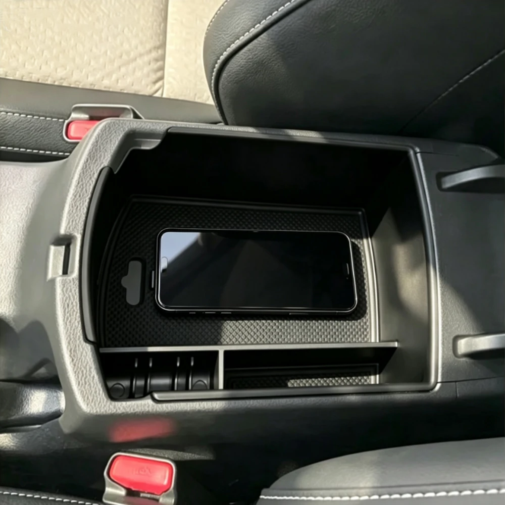 Car Armrest Storage Box Tray For KIA Soul EV S LX GT-Line EX Turbo 2020-2025 for Booster e-Soul 2020-2022 Interior Accessories