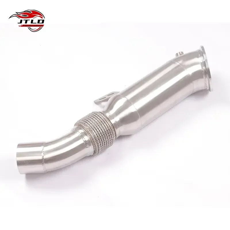 JTLD Performance 304 Stainless Steel Surface Polishing Exhaust Downpipes 114mm for BMW G30 540I F30 340i F32 440i 550I B58