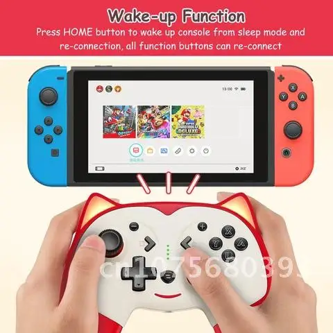 

Controllers Pro for Nintendo Switch/Lite/Switch OLED Video Game Wireless Gamepads with Headphone Jack for Lovely Switch