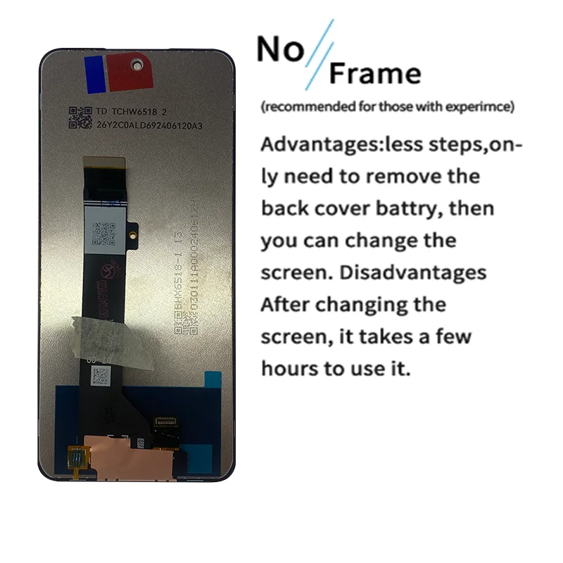 For Motorola Moto G13 G53 G34 LCD Display Touch Screen Digitizer Assembly For Moto G23 LCD Replacement Parts