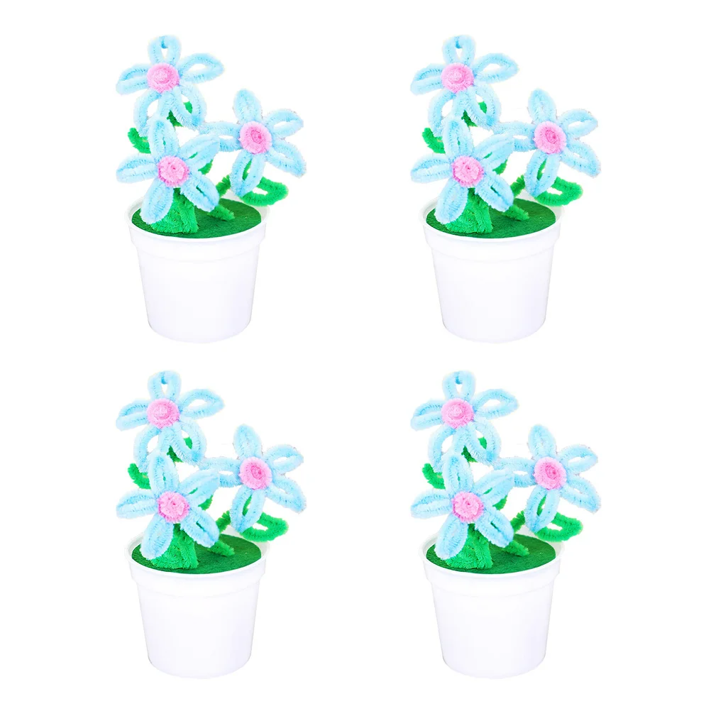 

4Pcs Premium Durable DIY Flowerpot Accessories Kid Teen Craft Mother's Day Gift Wedding Proposal Anniversary Decor