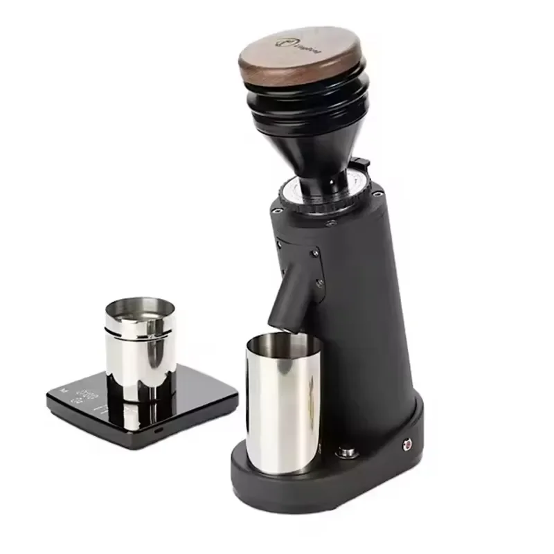 Household Coffee Bean Grinder Electric Single Espresso Grinder for Home Use Compact Design Efficient Grinding Machine