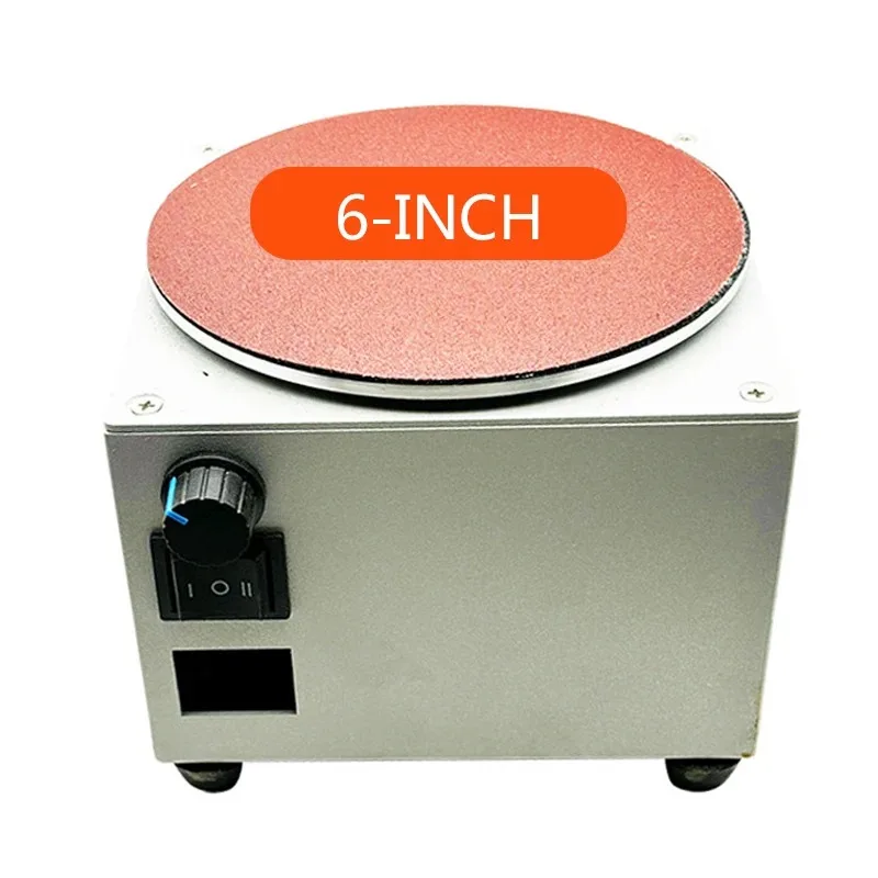

110V/220V Mini Bench Disc Sander Sanding Roller Electric Edge Sharpener Variable Speed Self-adhesive Benchtop Grinding Machine