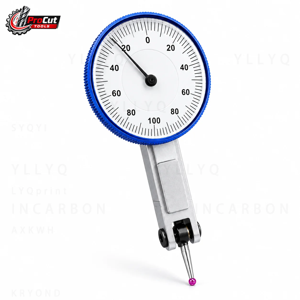 Lever Dial Test Indicator High Precision Shockproof Anti-Fall Mechanical Gauge for Machining Calibration Measurement