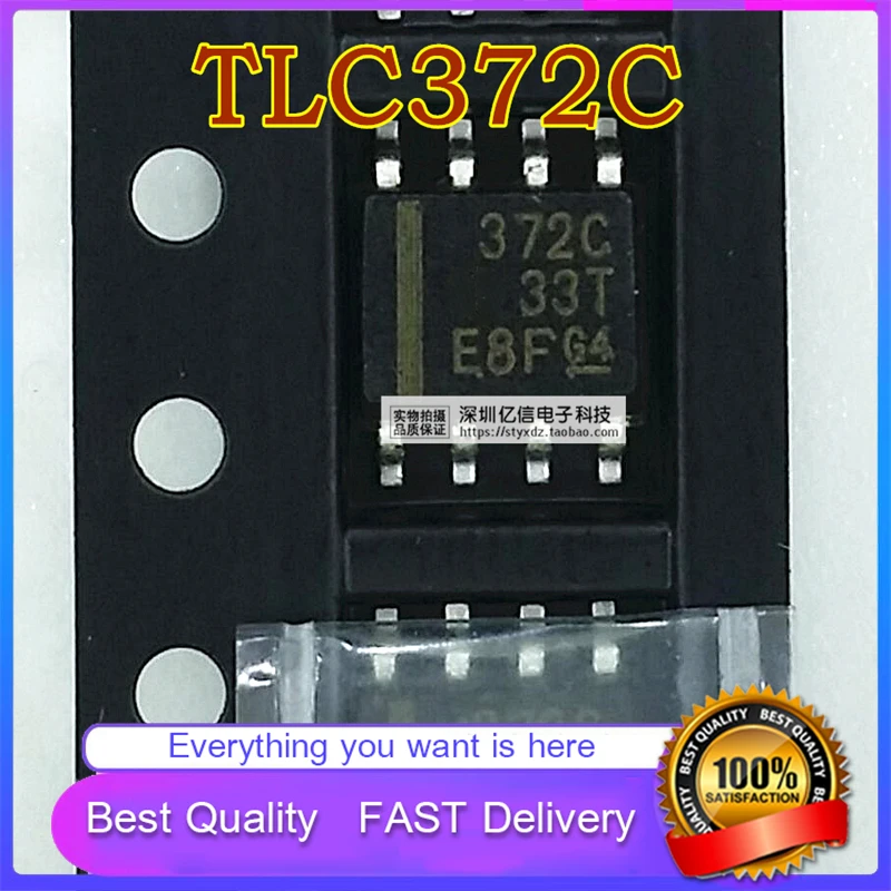 10Pcs/Lot New Original Chip TLC372C 372C  COMPARATOR Chip  In Stock