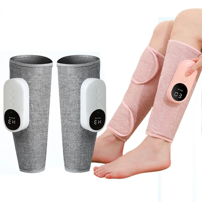 

Electric Foot Leg Massager Health Care Deep Muscle Relaxation Air Pressure Hot Compress Massage Body Pain Relief Saude Massajed
