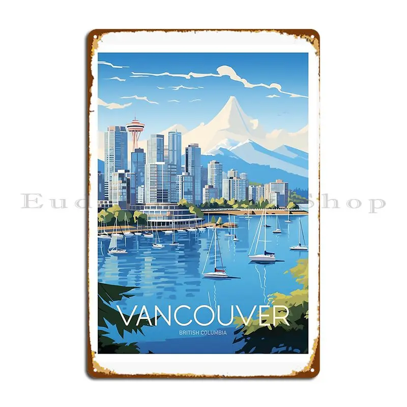 Vancouver National Park Travel Poster Metal Sign Sign Home Customize Garage Funny Tin Sign Poster