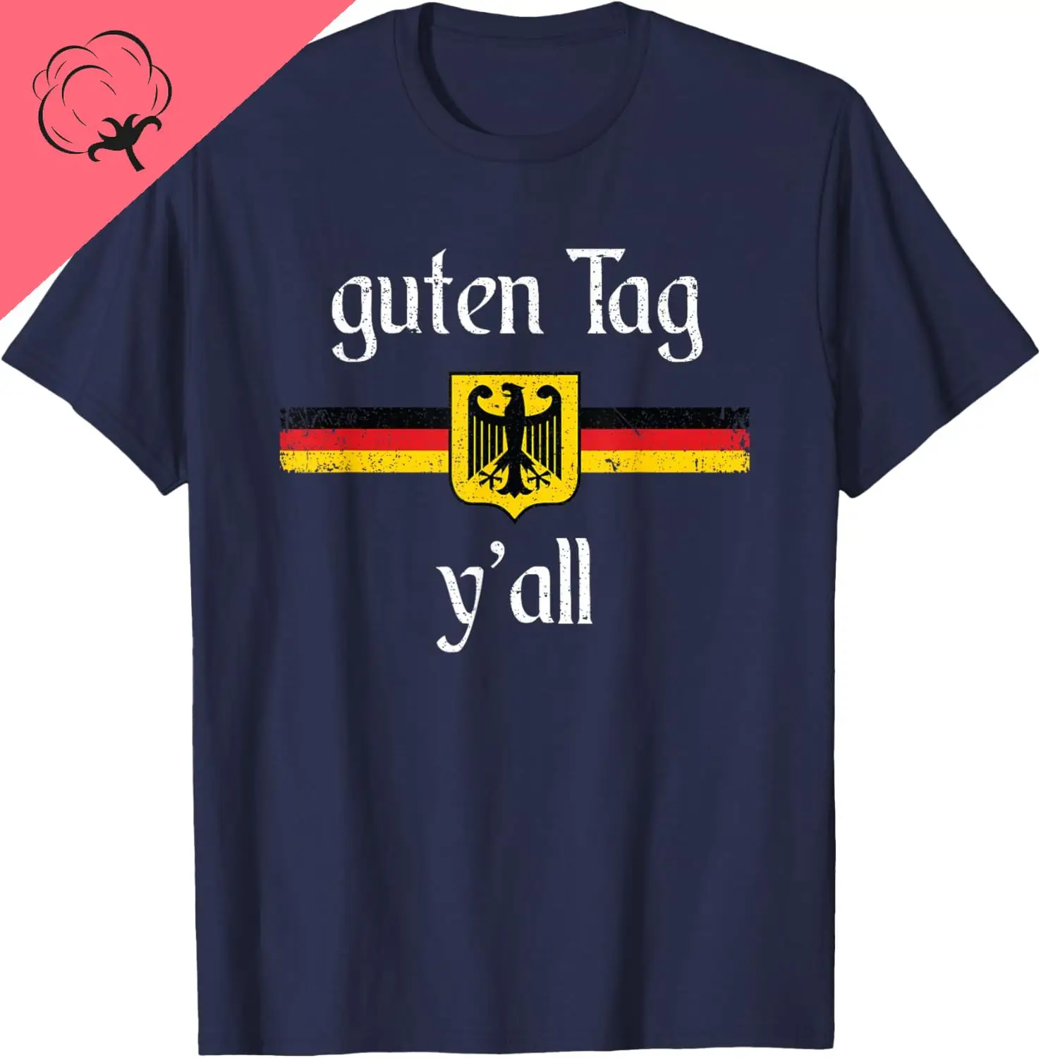 Oktoberfest German Flag Eagle Prost Guten Tag Y'all T-Shirt Cotton Vintage Clothes Unisex Summer Streetwear Tops Camiseta Hombre