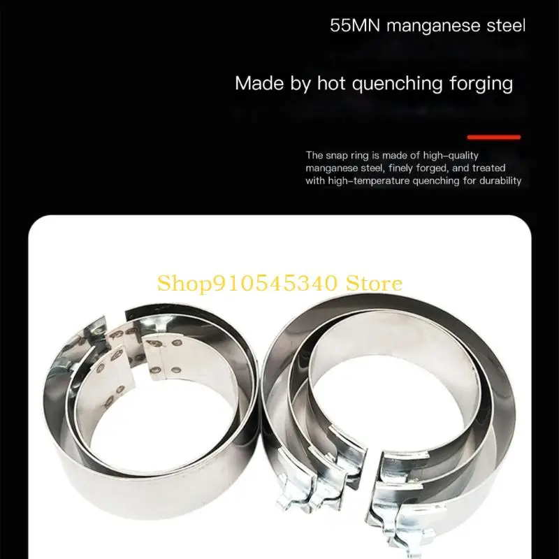 U2JA Engine Seal Pliers and Compressor Clamp Set, 7 Piece Maintenance Tool Kit with 55Mn Steel Sections and Molded Storage Case