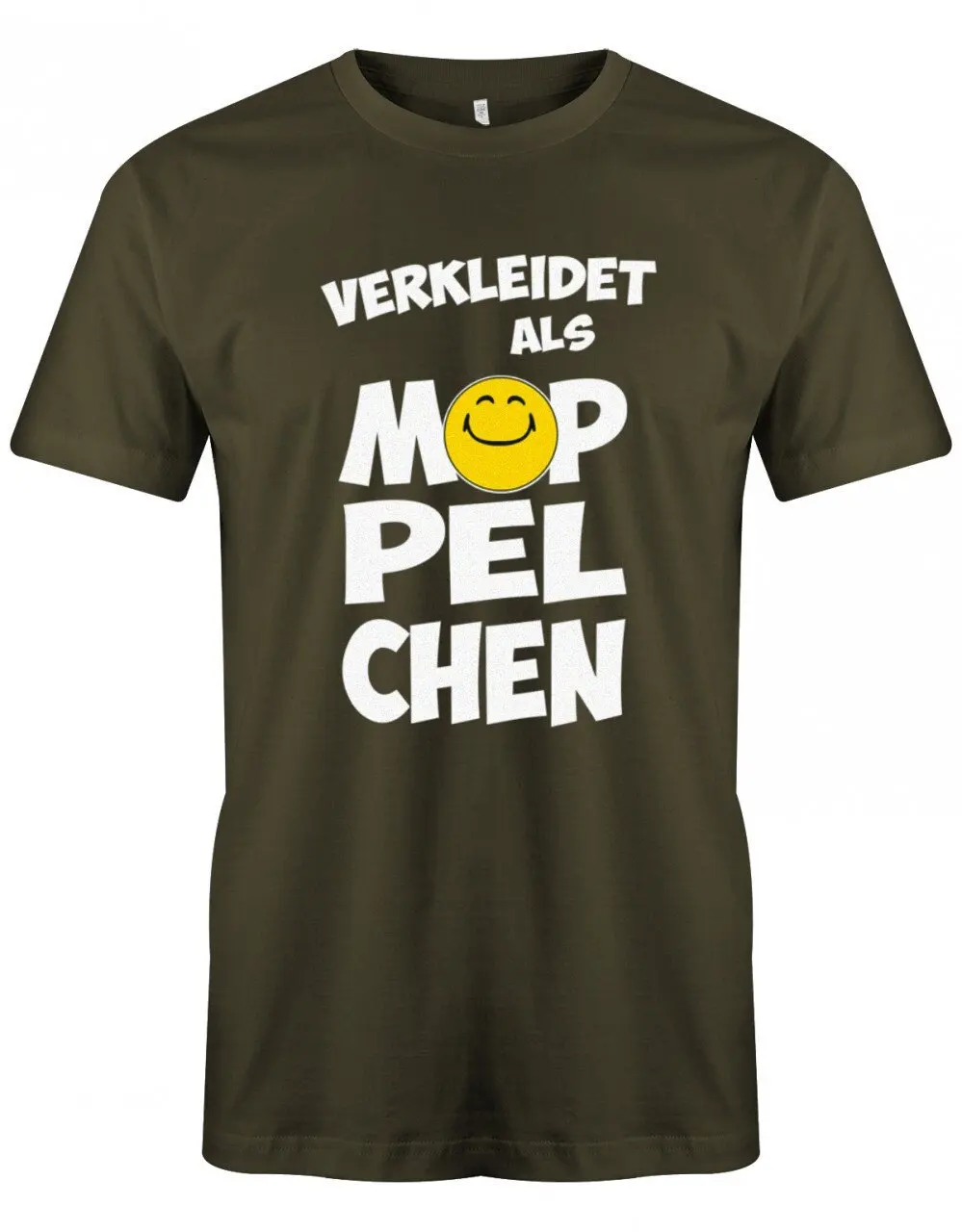 Fasching Karneval Verkleidet Als Moppelchen Kostüm Herren T Shirt