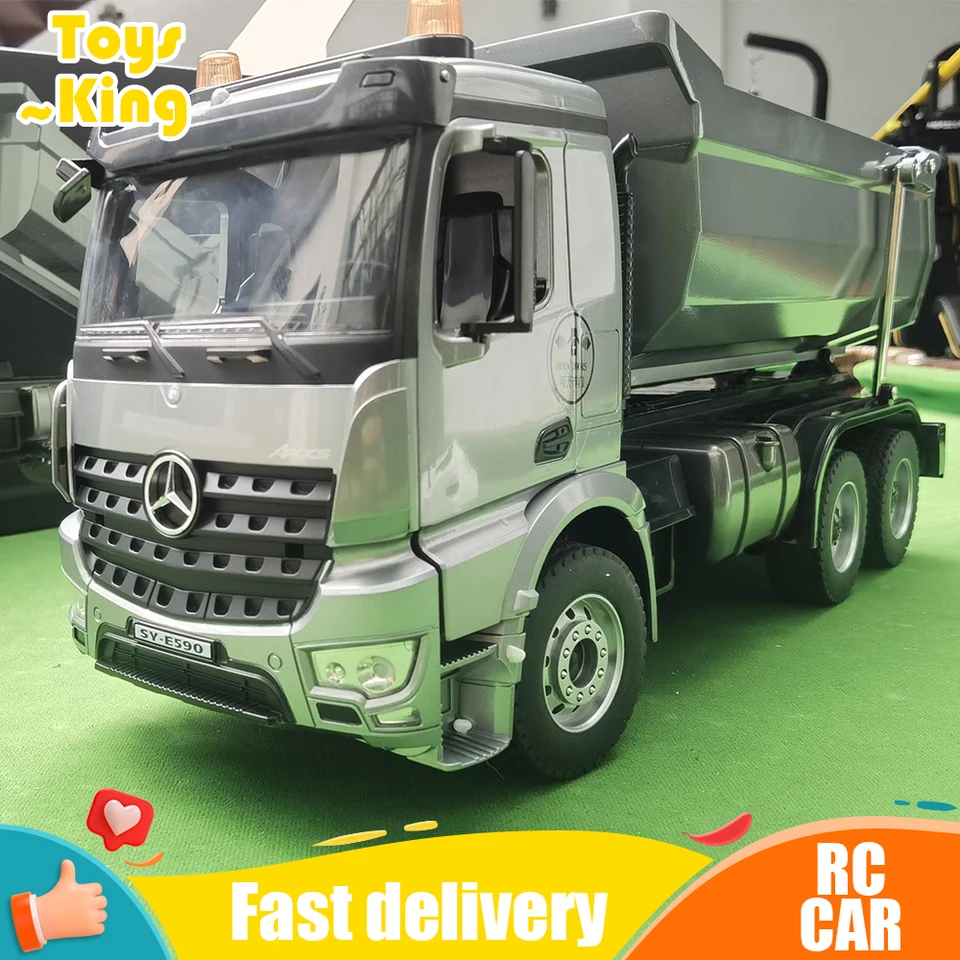 DOUBLE E E590 1/20 RC Car Alloy Dump truck Remote Control Dumper