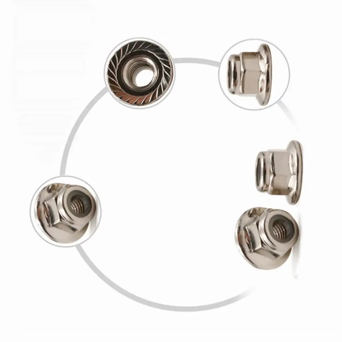 10pcs M4 Wheel Lock Nuts 4mm For 1/10 RC Car Crawler TRAXXAS 2.0 #8347 TRX4 TRX6 Axial SCX10 90046 RC Car