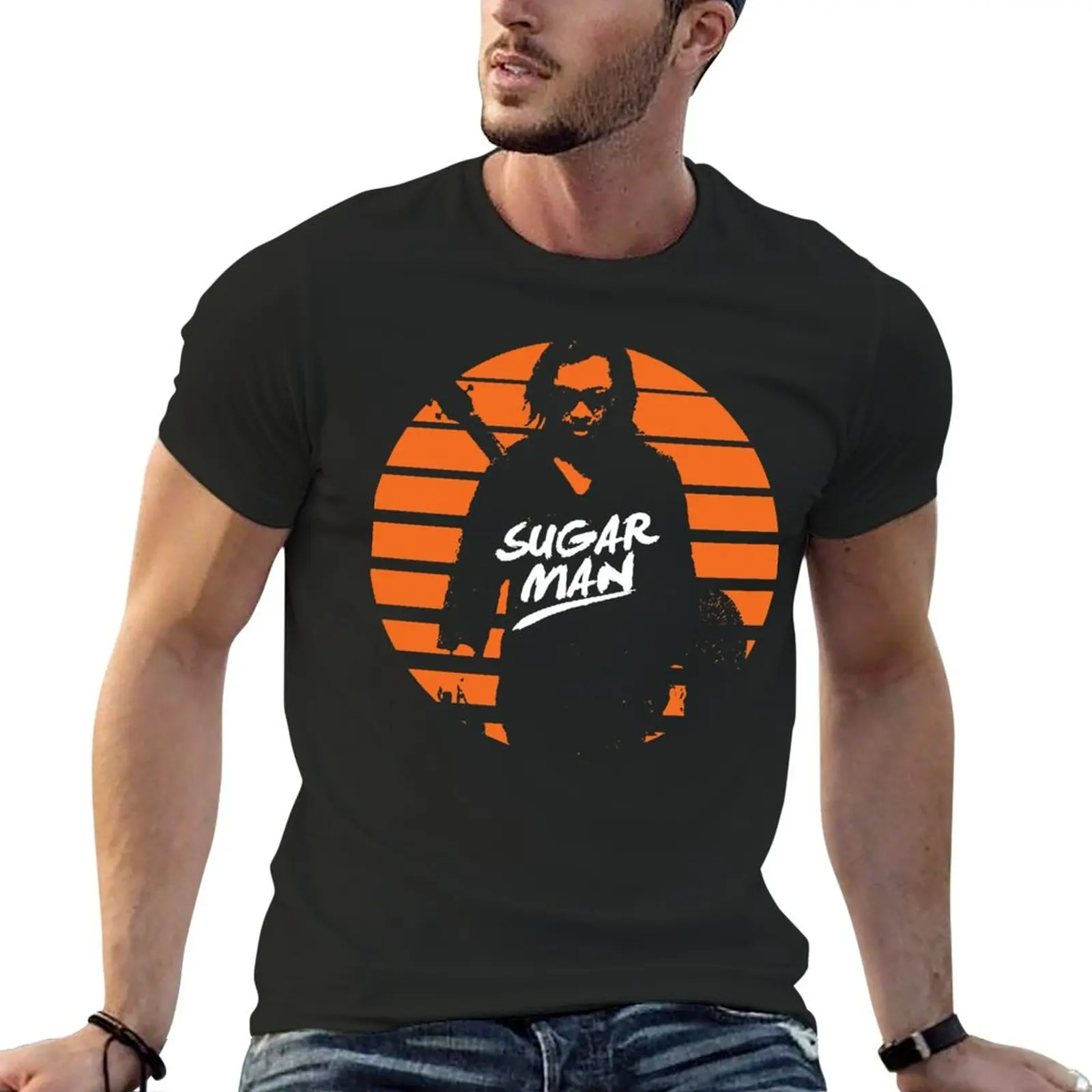 New Sixto Rodriguez - Sugar Man Classic T-Shirt Aesthetic clothing Short sleeve tee mens graphic t-shirts big and tall