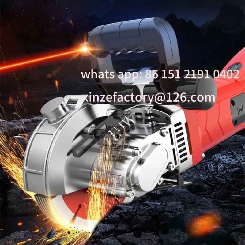 Customizable Electric Wall Grooving Machine 5800W Brick Groove Cutting Machine Steel Concrete Automatic Cutting Machine