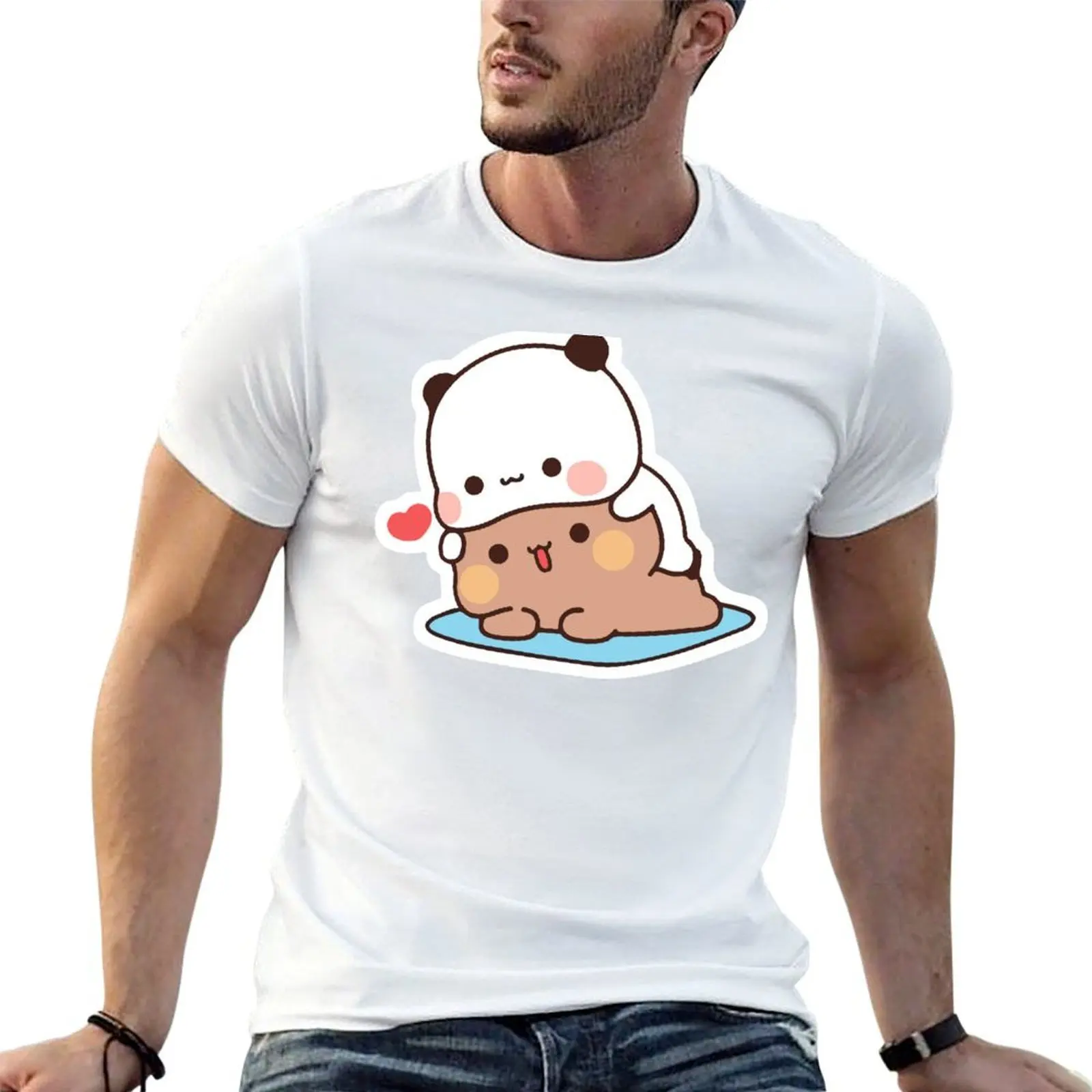 Panda BuBu and Bear DuDu’s Cozy Time ?? T-Shirt football t shirt funny gifts designer t shirt men