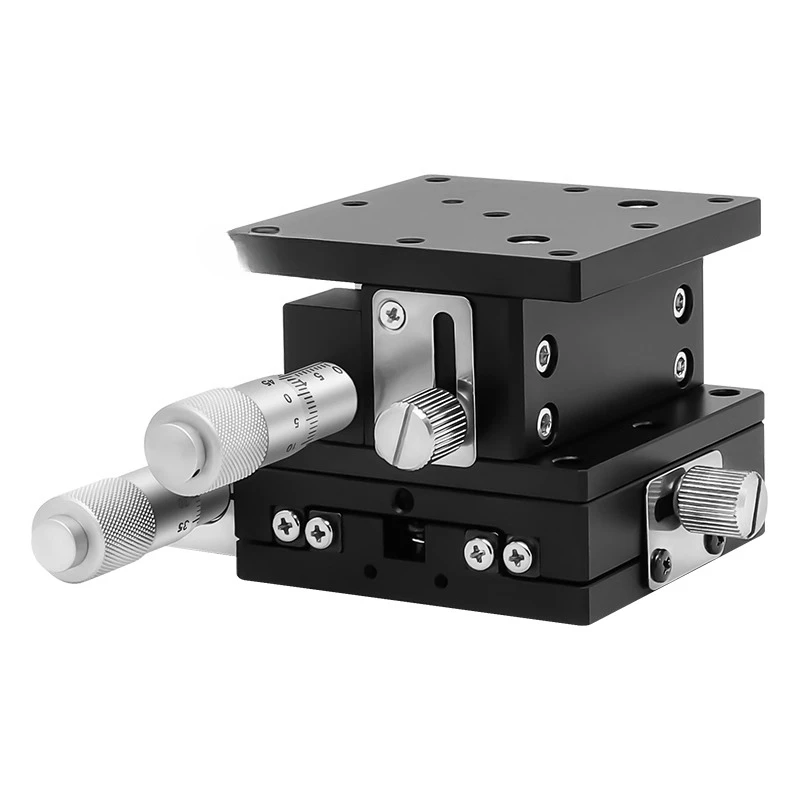 XZ-axis precision fine adjustment platform, manual moving sliding table, dual-axis optical horizontal lifting table