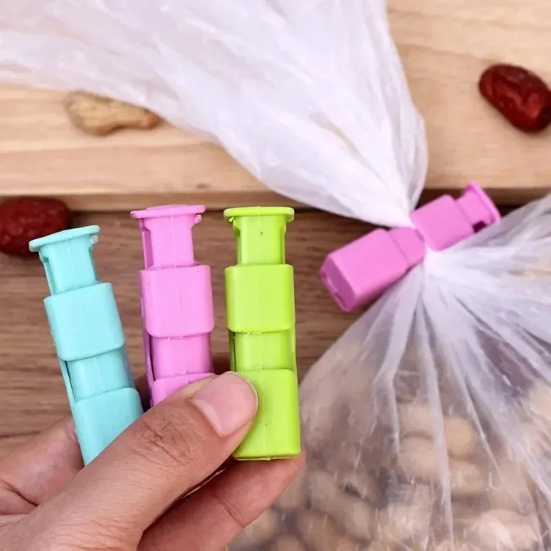 Food Bag Sealing Clips Reusable Bag Clips for Snack Bread Fruit Storage Wrap Bag Seal Clamp Kitchen Organization Sealing Tools