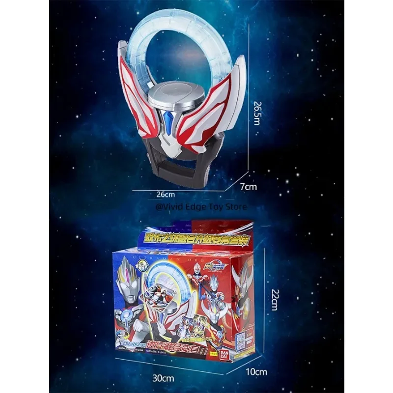 Bandai-Ultraman Orb Transformer Set, Classic Series Linkage cartão brinquedos, acústico-Optic coleção