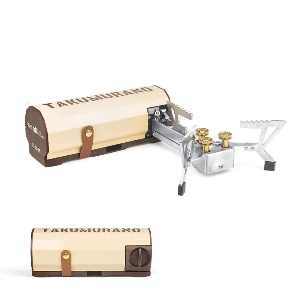

Cookware 6500W Outdoor Cassette Stove High Power Portable Folding Gas Stove Lightweight Compact Gas Fondue Cooker BBQ