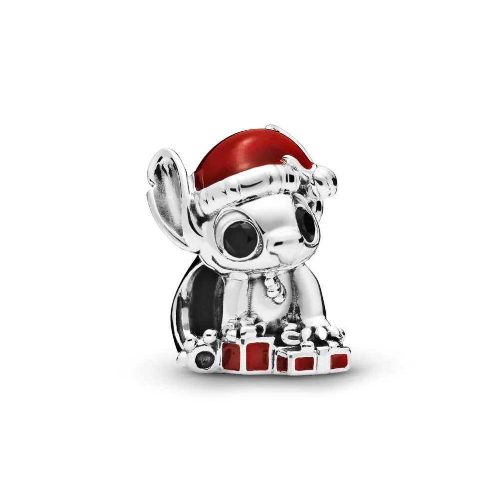 MINISO-Breloque Stitch en argent regardé 925 pour femme, pendentif chapeau magique, convient au bracelet Pandora original, cadeau de bijoux Disney Bell