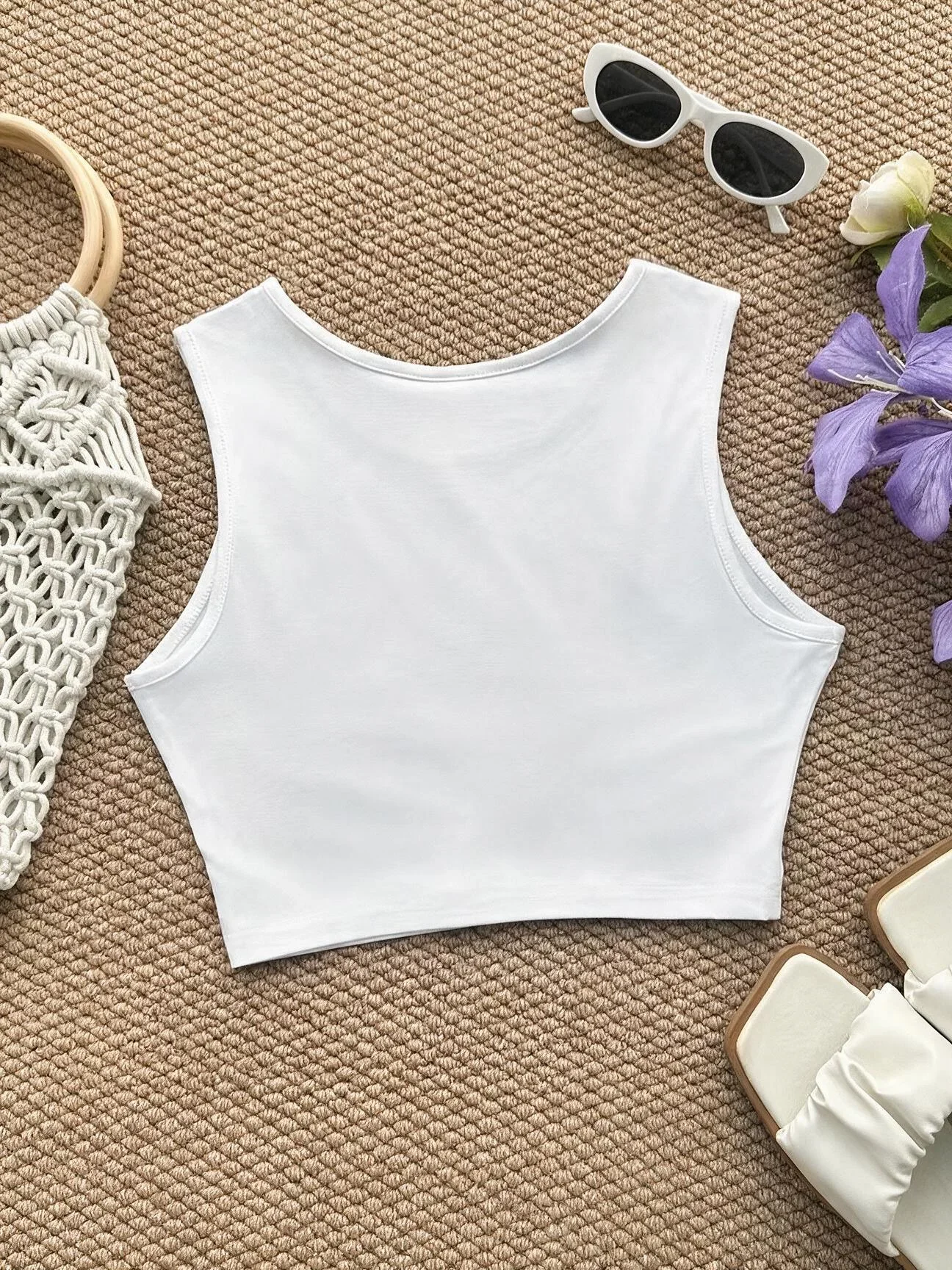 Women's Freedom Journey Route 66 Vintage Letter Shield Print Sleeveless T-Shirt Sexy Trendy Crop Tank Tops Sexy Clothes Female
