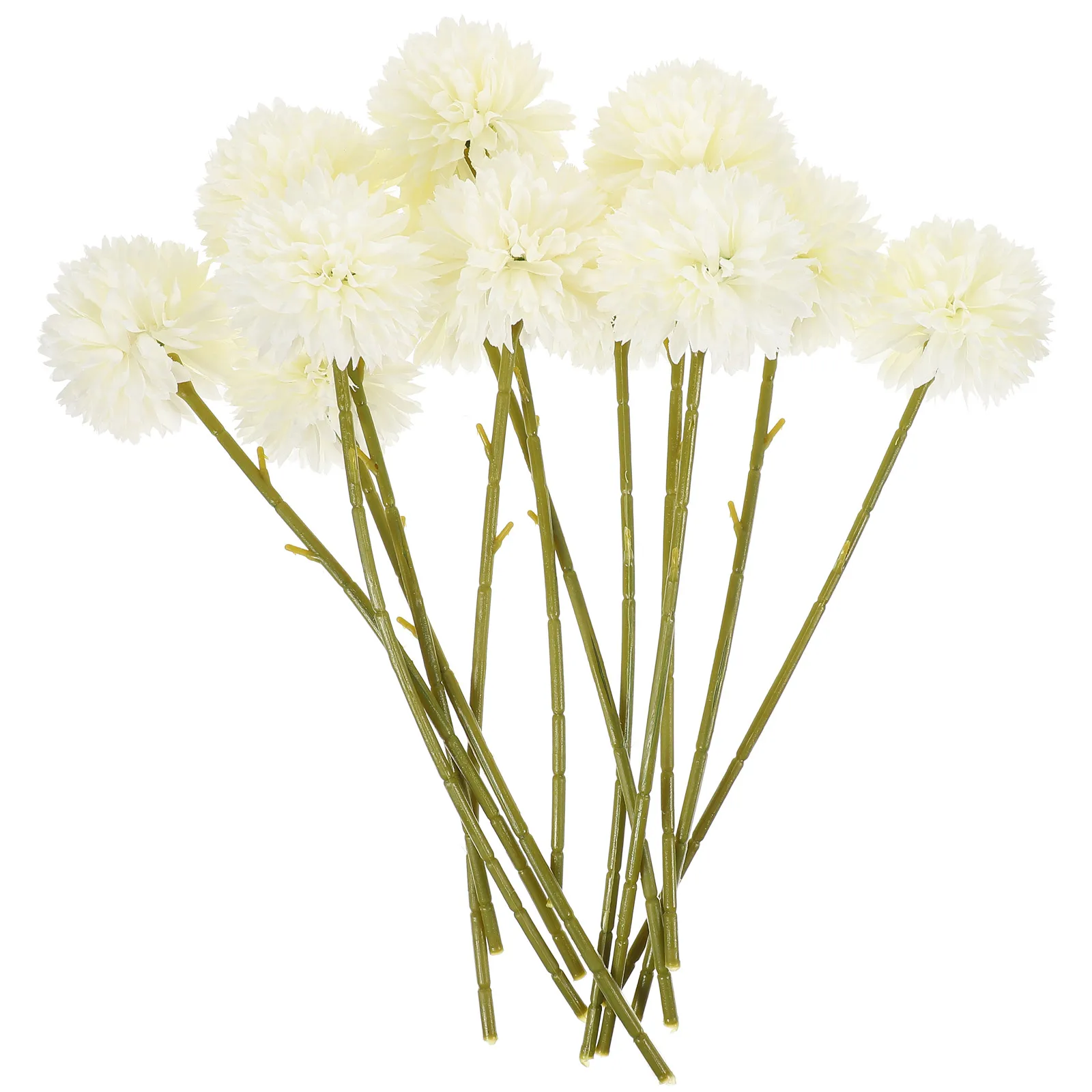 

12Pcs Artificial Dandelion Flowers Realistic Lifesize Faux Dandelions Home Decoration Wedding DIY Bouquet Stems Fake Flower