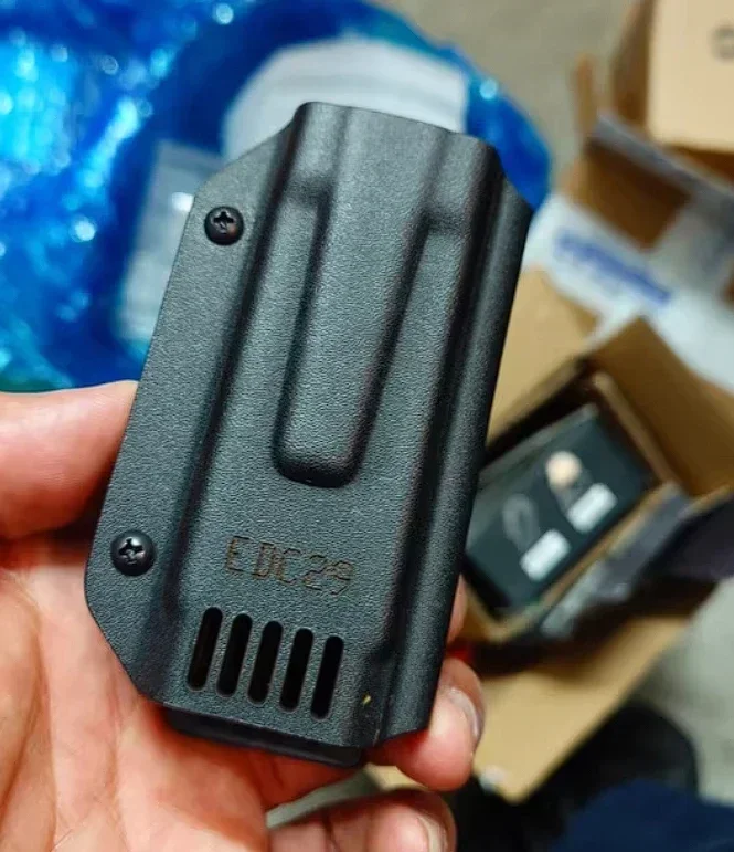 Handmade Carbon Fibre K Sheath Kydex Sheath with ventilation for Nitecore EDC29 EDC23