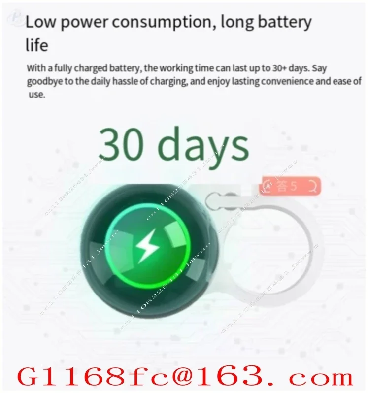Mini Real-Time GPS Locator Waterproof Pigeon Ring 4G Network GSM Android IOS Trajectory Locator Made Durable Plastic LBS