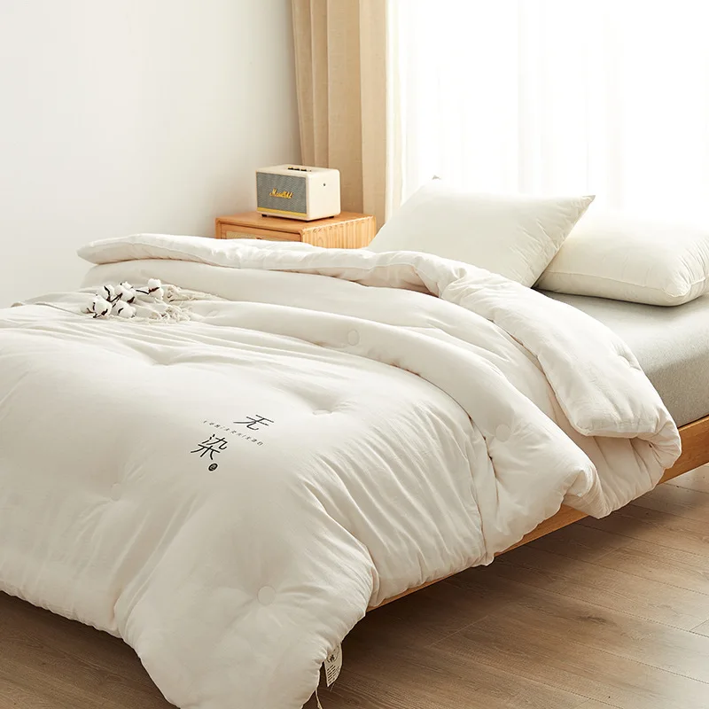 Cotton Quilt Xinjiang Long-staple Cotton Mattress Pad Even and Odd-sized Household Items Comforters Bedding Items