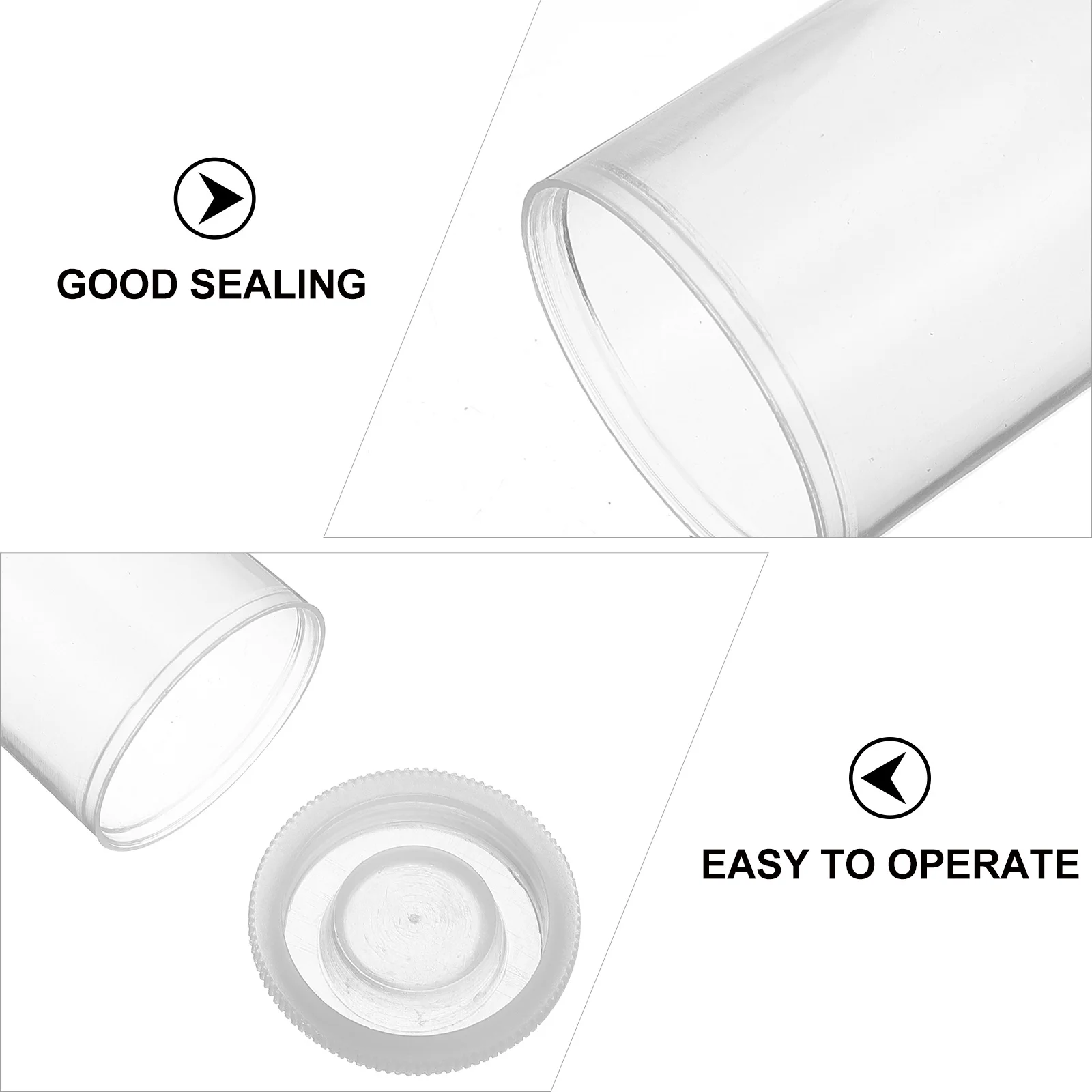 30 stücke Kunststoff Film Lagerung Box Tragbare Angeln Locken Container Für Rolle Film Köder Schmuck Organizer Zylinder Fall