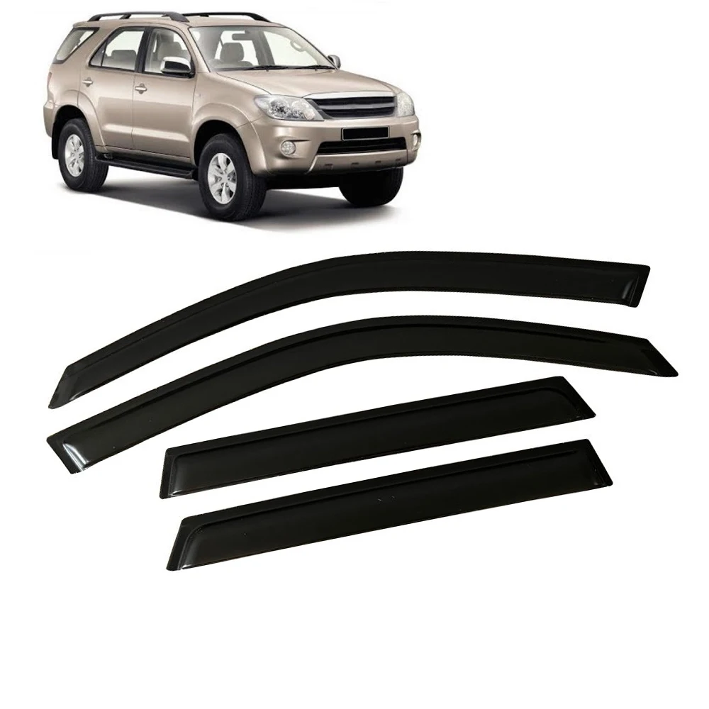 Window Visor for Toyota Fortuner 2005 2006 2007 2008 2009 2010 2011 2012 2013 2014 2015 Weathershied Door Visor Wind Sun Rain