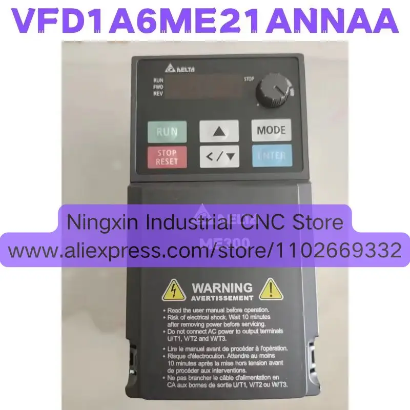 

Быстродействующий инвертор VFD1A6ME21ANNAA протестирован в порядке.