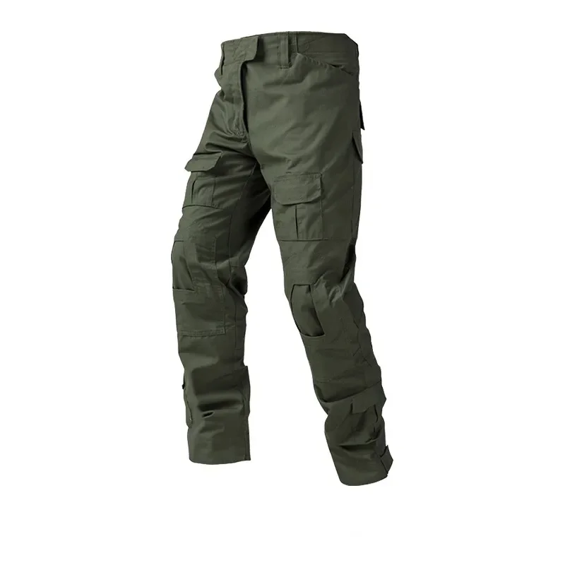 Men Camouflage Tactical Pants Wear-resistant Hiking Pant Combat Pant With Knee Pads Hunting Clothes Combat Climbing Men