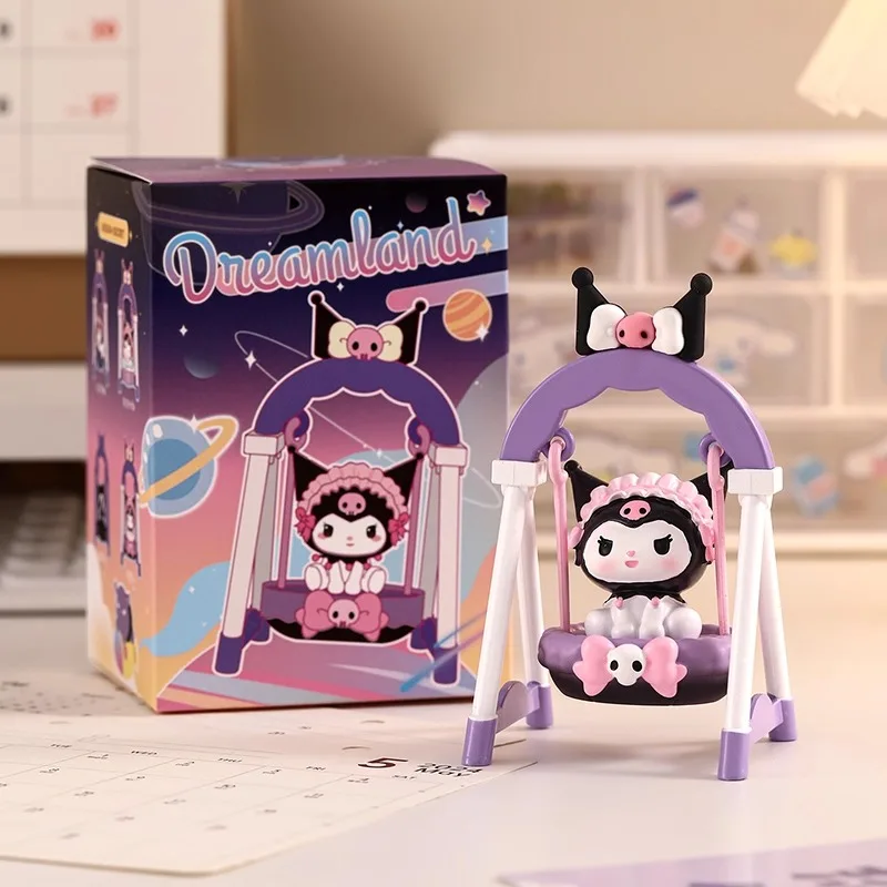 جديد سانريو كورومي حالمة سوينغ سلسلة اللعب الشكل Kawaii أنيمي كورومي دمية سطح المكتب الديكور فتاة لعبة من الكارتون هدية