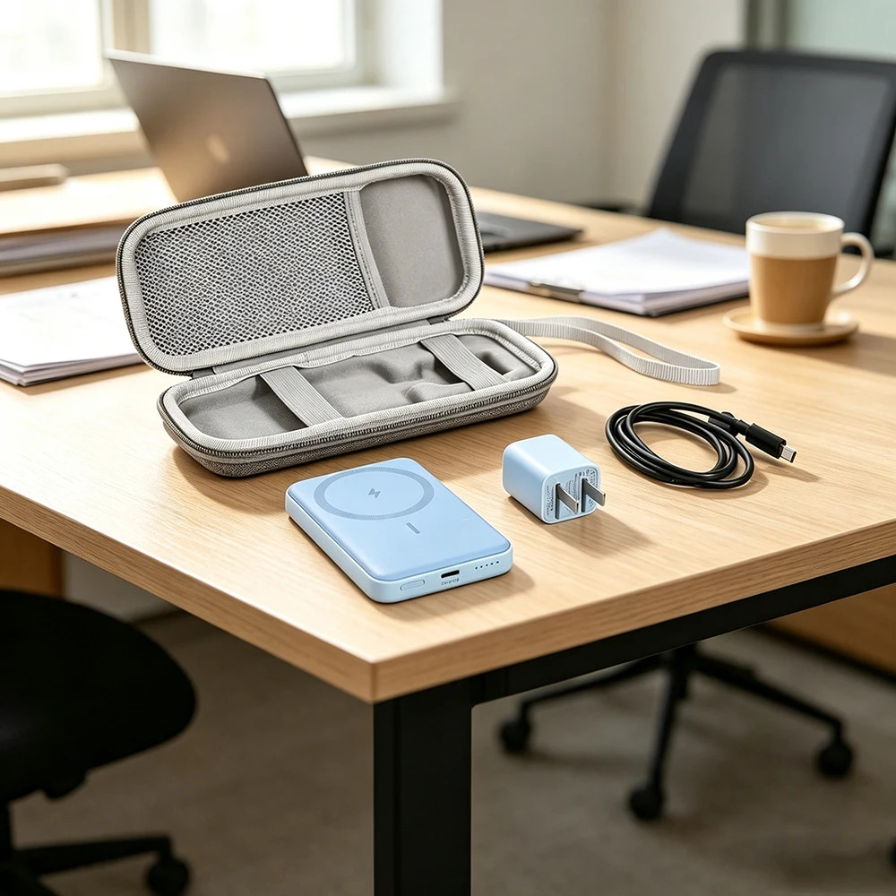 Hard Portable Storage Bag for Anker MagGo 633 622 621 321 Power Bank, Shockproof Travel Carry Case
