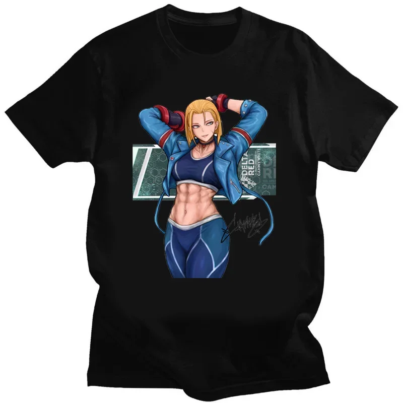 Grafische T-Shirts für Männer und Frauen, Boxen, Hadouken, klassisches T-Shirt, heiße Streetwear-Tops, Herrenbekleidung, Street Fighter 6, Cammy White, Spiel