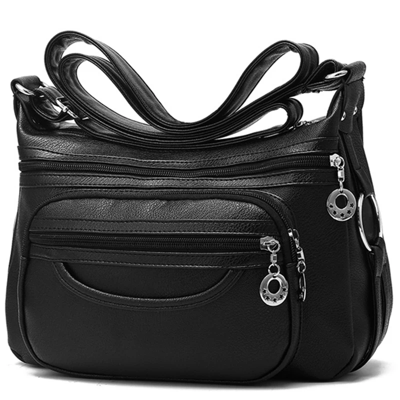 Bolsa de ombro do couro do plutônio para mulheres, bolsas Crossbody do mensageiro