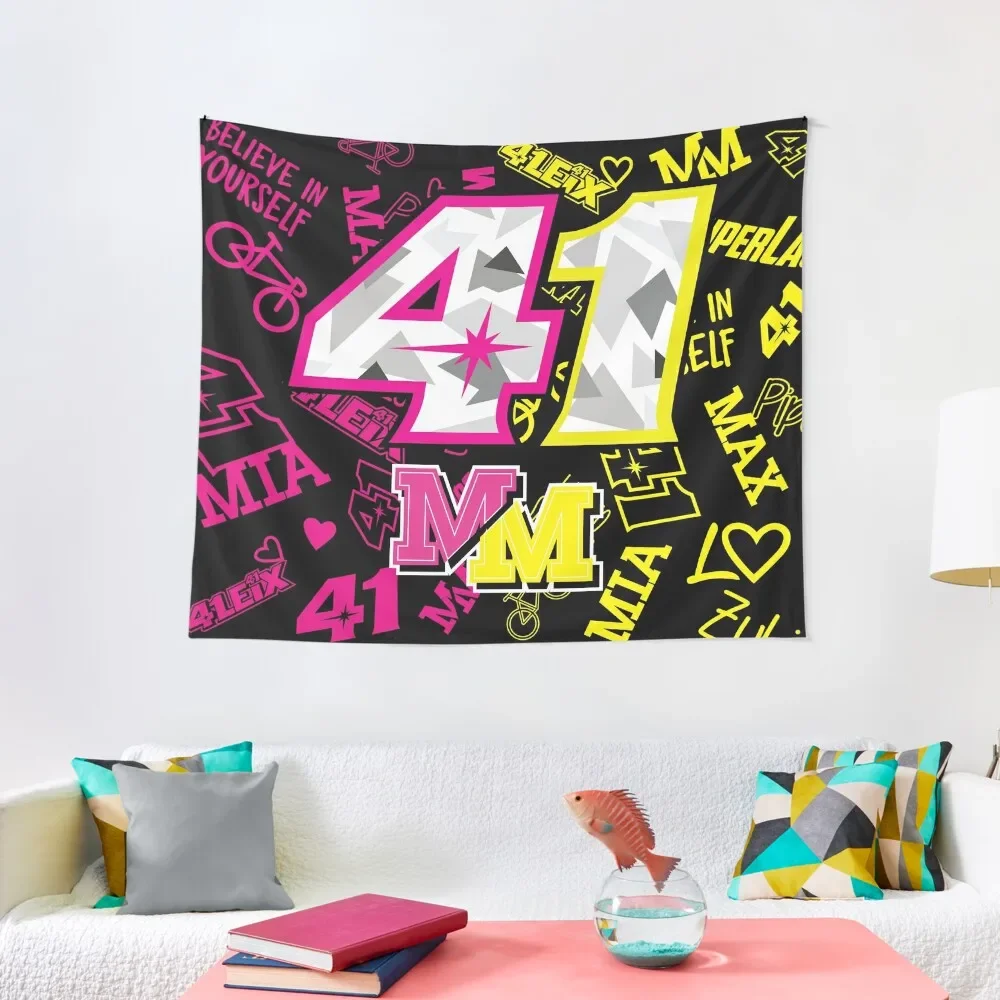 Aleix Espargaro Number 41 Tapestry Decoration Aesthetic Cute Decor Decoration Pictures Room Wall Room Aesthetic Tapestry