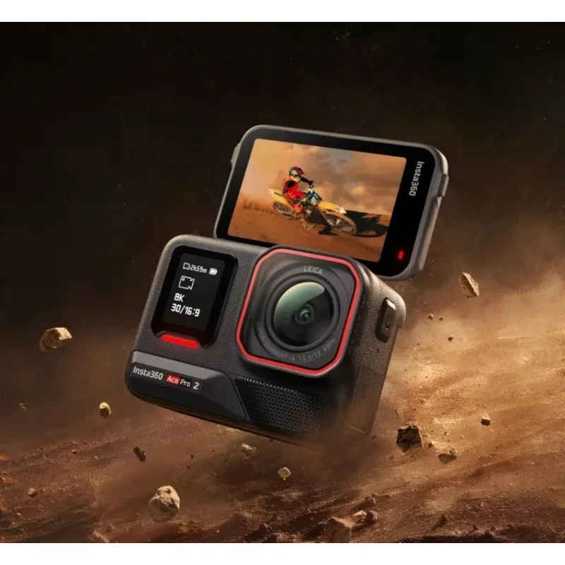 Insta360/Shadowstone AcePro2 Sports Camera Anti Shake Riding Motorcycle Fishing Underwater vlog Camera