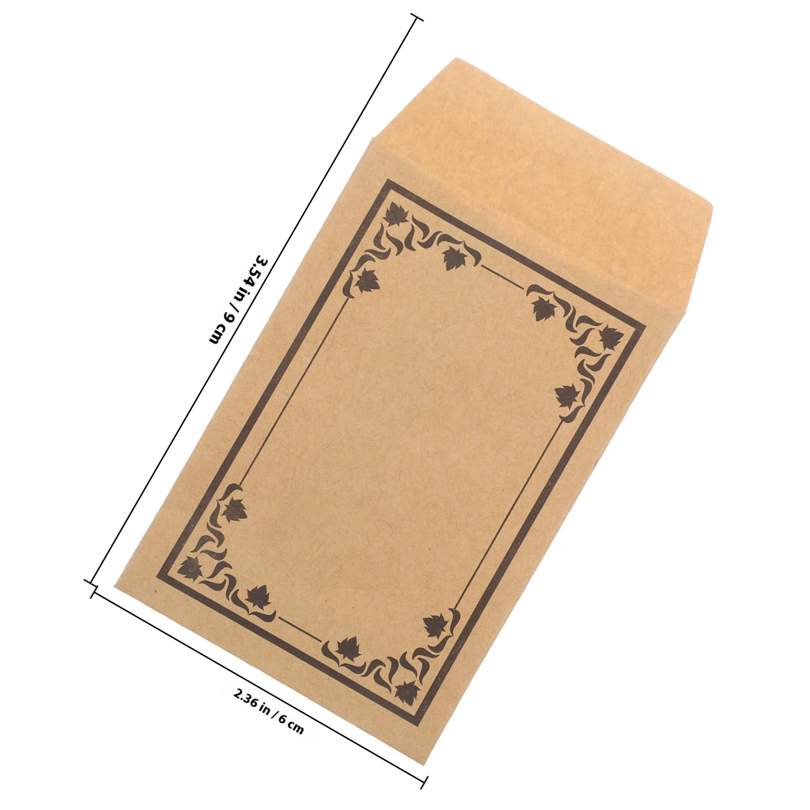 50Pcs Small Kraft Paper Self Sealing Envelopes Coin Cash Budgeting Mini Money Brown Envelopes for Organizing Supplies