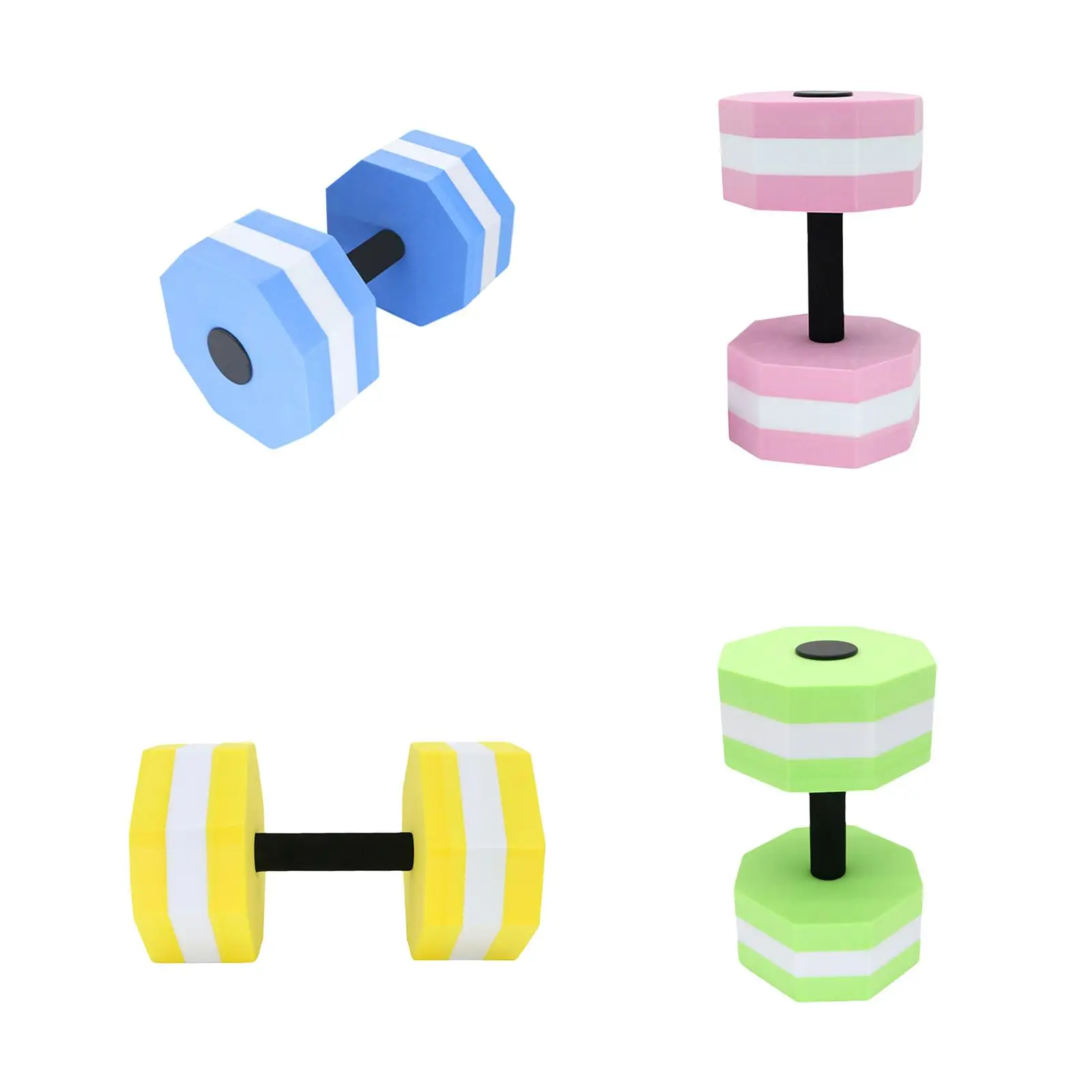 Aquatic Dumbbell Bar Swimming Barbell Hand Bar EVA Water Floating Dumbbells