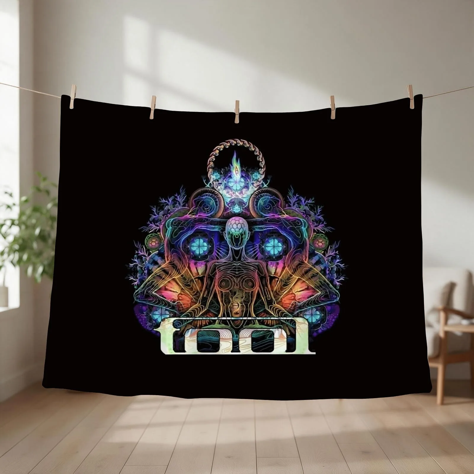 Rock-Of-Rams Throw Blanket couch cozy soft plush fuzzy picnic outdoor blanket
