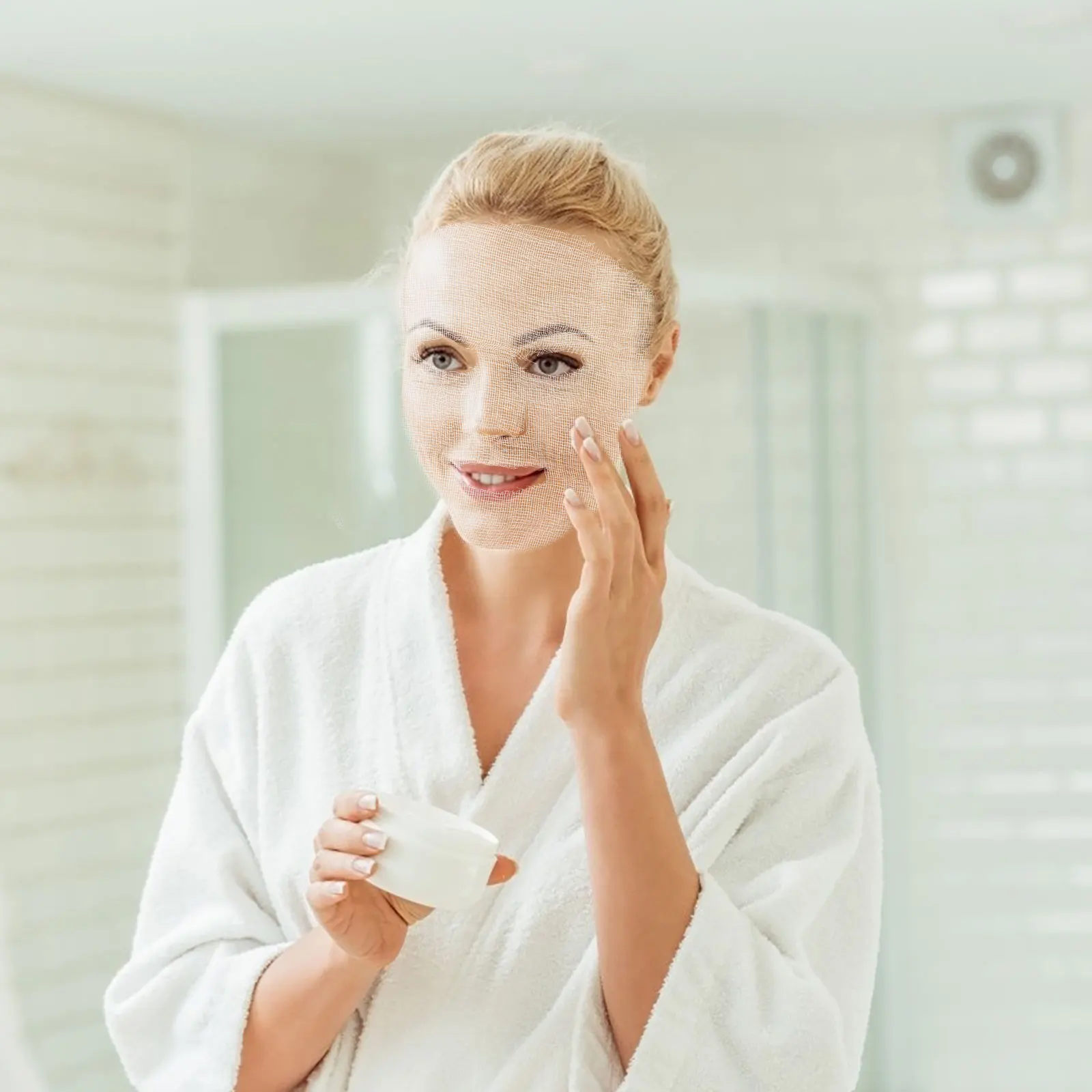 

100 шт., компресс для лица на Хэллоуин, марля для лица, маска, маски для ухода за кожей, забавная вуаль, поставка для лица