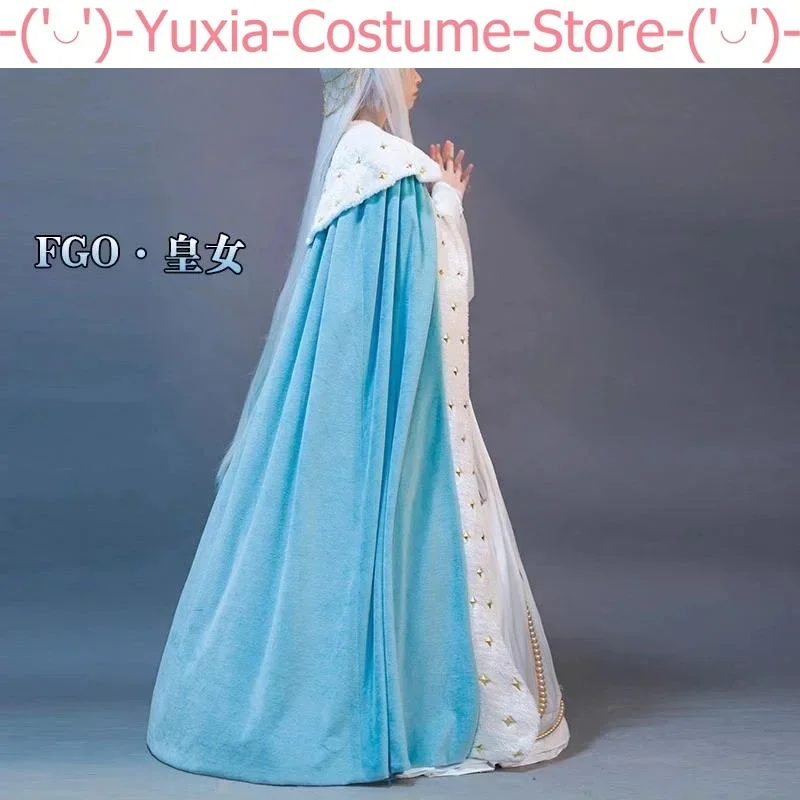 Anime Fate/Grand Order FGO Anastasia Empress Gorgeous Classical Dress Uniform Cosplay Costume Party Outfit Women