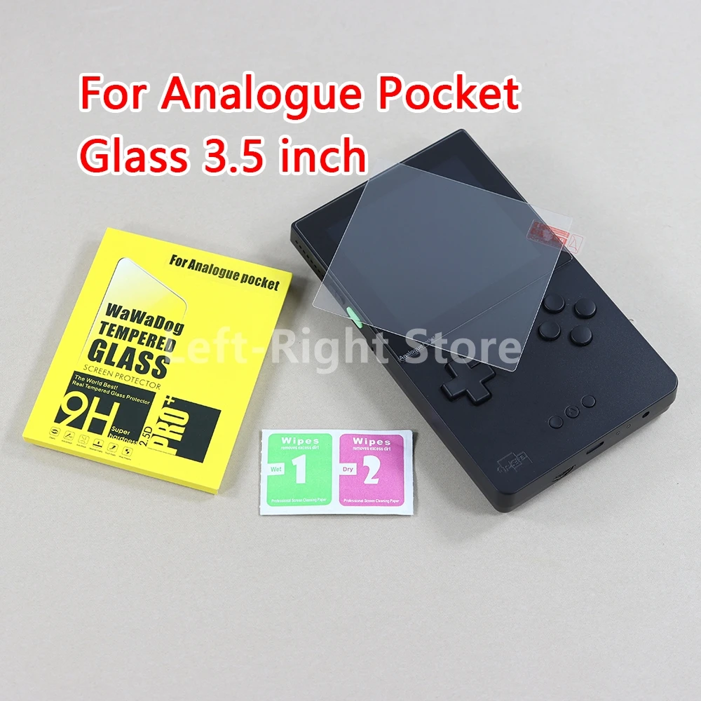 40PCS Replacement For AP 3.5 inch 9H Glass Screen Protector Anti Film Cover Protector Film For Analogue Pocket