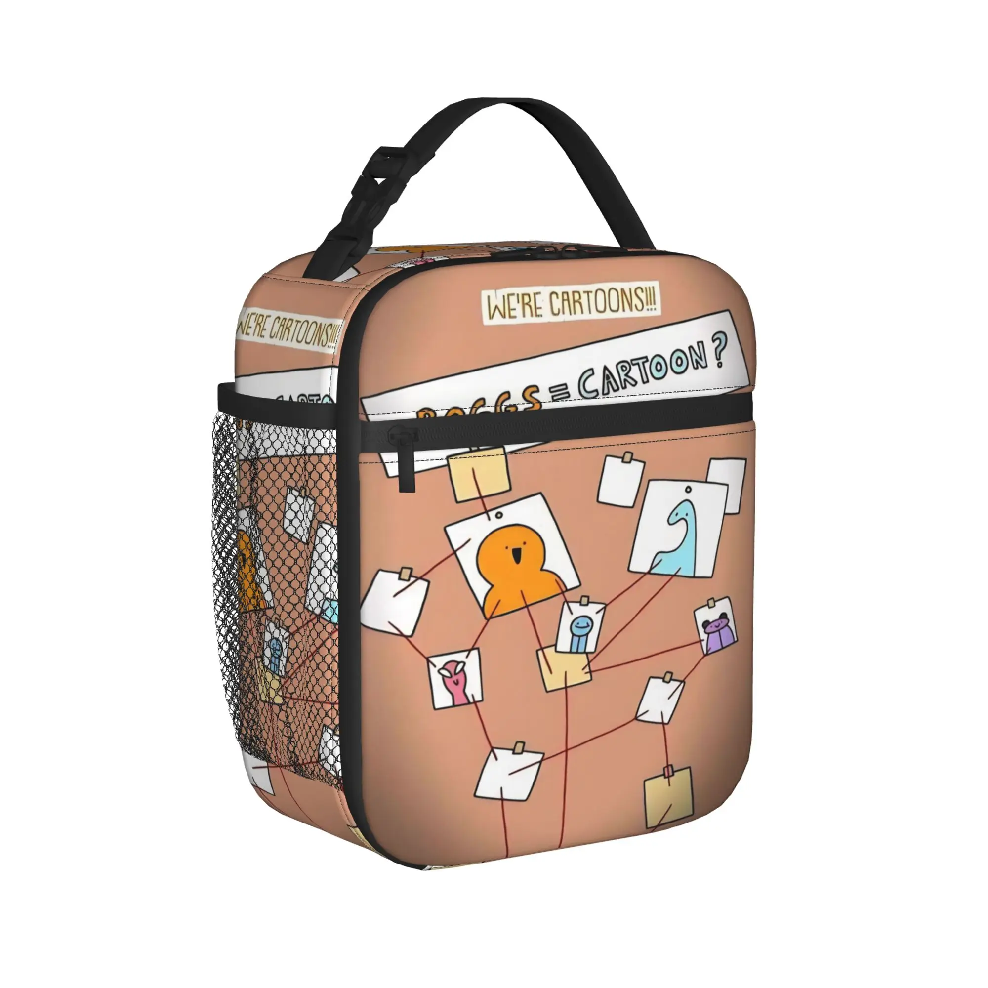 The Land of Boggs  Insulated Lunch Bag for Men Women  Storage Food Box Portable Cooler Thermal Lunch Boxes For Picnic