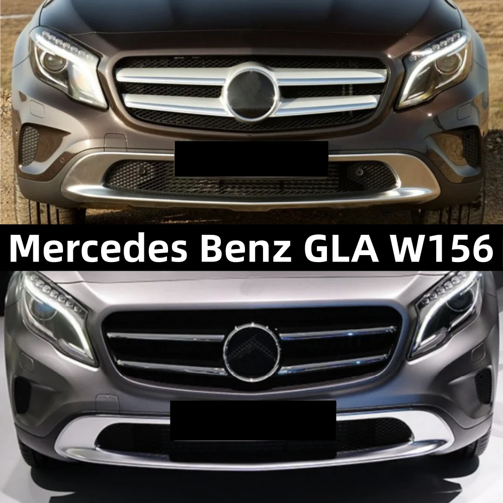 For Mercedes Benz GLA W156 X156 2013-2016 Front Bumper Lower Ventilation Grille Decorative Frame A1568851622