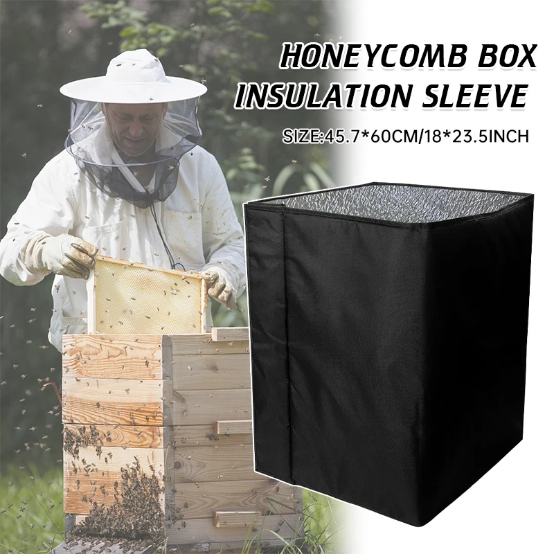 

600D Oxford Winter Bee Hive Wrap Beehive Protection Waterproof Durable Winter Beekeeping Honeycomb Box Warm Insulation Cover